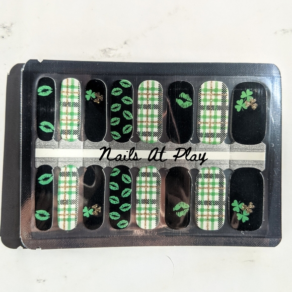 Nails at Play Other - 5 for $15 Nail Wraps- St Patty's Kisses